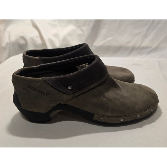 Merrell Shoes - Merrell Drizzle Clogs Slip On Suede Comfort Shoes Womens Size 10